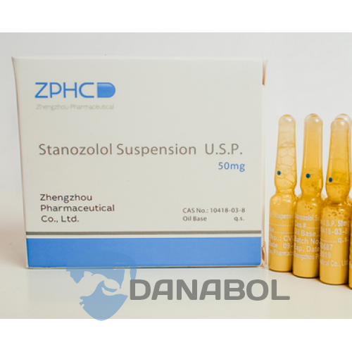 Суспензия станозолола (ZPHC Stanozolol Suspension 10 ампул 50mg, Китай)